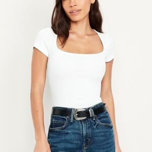 Old Navy Ribbed Square-Neck T-Shirt